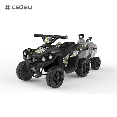 Kids Electric Quad ATV 4 Ruote Ride On Toy for Toddlers Forward Musica / Corno Luce anteriore Anteriore Con traccia di pistola ad acqua