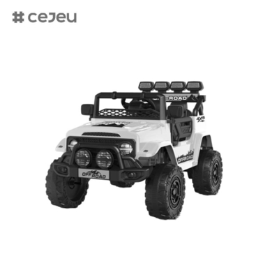 CJ2122 Doppia porta aperta, 6V4AH* 1,390 #*1, con 2.4G RC, luci, avvio a un pulsante, musica, USB, Bluetooth, educazione primaria