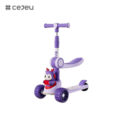 CJ-6333, con luci/musica/grandi ruote/chassis a due piani,Purple/rosa/verde/blu, 4 colori,per ragazzi e ragazze