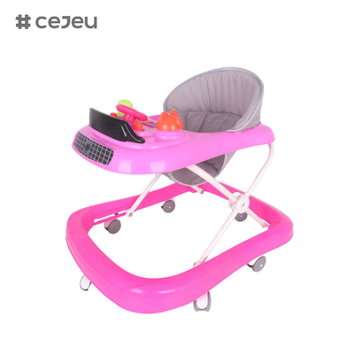 CJ-1166, baby walker,Musica 3 Regolare altezza Ruota silenziosa*6 Cuscino: Lenzuola Un clic pieghevole