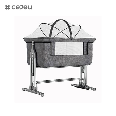 CJ-CH-122 Metallo Moderno Multifunzionale Pieghevole Culla Bambini Culla Bambini Letto Culla Bambino Accanto Dormente