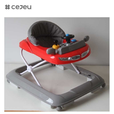 CJ-XTD-601 3-in-1 Multifunzionale Baby Push Walker con musica Leggero Cornice di plastica giocattoli di apprendimento per ragazzi Nuovo regalo bambino