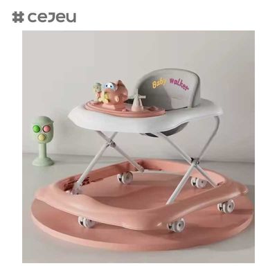 CJ-BDW-101 Baby Walker pieghevole con ruote mute Cartoon musicale di plastica Baby Walker con musica/ruote girevoli Baby Walker per la Cina