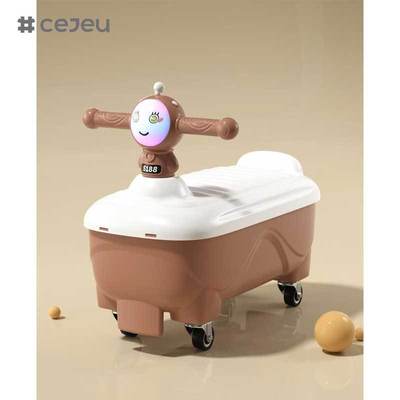 CJ-ZYB5188 2025 Scatola di stoccaggio per skateboard per bambini di qualità Nuovo design giocattolo a quattro ruote per 2-4 anni auto da esercizio in plastica Made in China