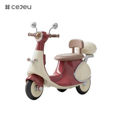 CJ-YL-AKM-985 Nuovo modello 2025 Bambini unisex Motocicletta elettrica a tre ruote Giocattolo a batteria Piccole ruote da 3 a 8 anni