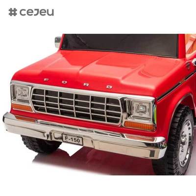 CJ-S323 F150 2025 Nuova Ford F150 da 24 V Ride on Car Autentica Due posti Materiale di plastica per bambini da 2 a 4 anni