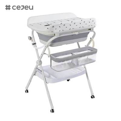 CJ-QC6605-1 Tavolo Cura Tre-in-Uno Tutto-in-Uno per Neonati, Bagnetto, Lavaggio, per Cambio Pannolino Mobile - Prodotti per il Bagnetto all'Ingrosso
