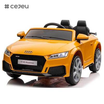 CJ-XH-JC323 Auto giocattolo elettrica con telecomando Audi TTRS con licenza, a batteria, per bambini, materiale plastico, 4 ruote