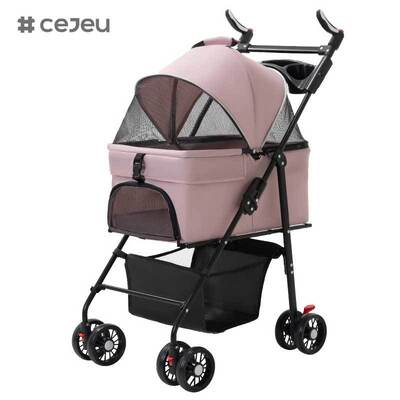 CJ-KBL-CW005 Custom pieghevole lavabile regolabile Oxford Stoff pet stroller per cani e gatti portabile portabili zaino esterno
