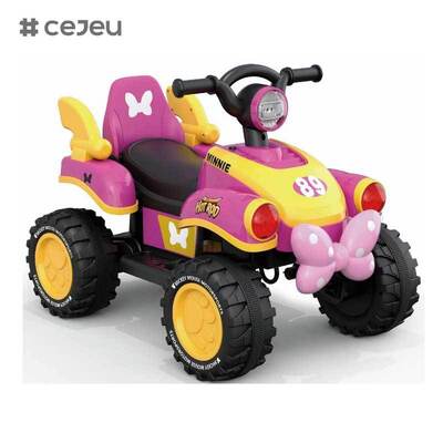 CJ-FLBB-712 da 2 a 4 anni Bambino bambino guida auto a pedali con musica a batteria scorrevole per bambini