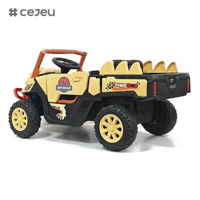 Auto elettrica per bambini CJ-JDY-GTS3366 con telecomando, 2-4 anni, a batteria 12V, MP3, plastica, leggera, modalità di gioco multiple