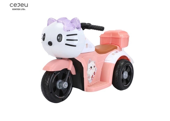 Triciclo elettrico per bambini per bambini, auto giocattolo per bambini, batteria per bambini, giallo/verde/rosa