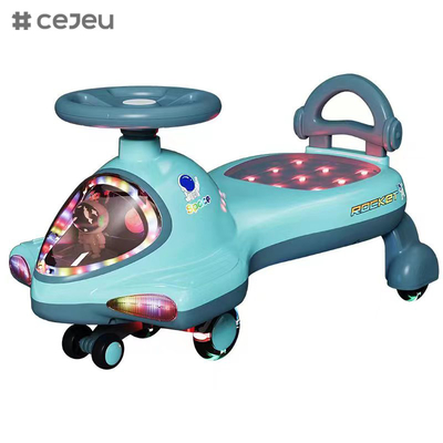 Ragazzo/Ragazza Wiggle Ride On Toy: sicuro, divertente e facile da usare, ruota di PU lampeggiante, leggera, 2-5 anni