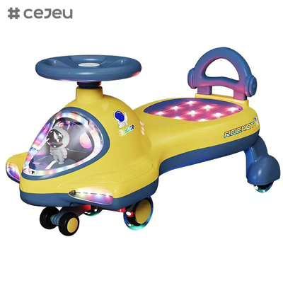 Ragazzo/Ragazza Wiggle Ride On Toy: sicuro, divertente e facile da usare, ruota di PU lampeggiante, leggera, 2-5 anni