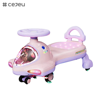 Ragazzo/Ragazza Wiggle Ride On Toy: sicuro, divertente e facile da usare, ruota di PU lampeggiante, leggera, 2-5 anni