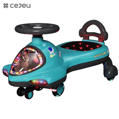 Ragazzo/Ragazza Wiggle Ride On Toy: sicuro, divertente e facile da usare, ruota di PU lampeggiante, leggera, 2-5 anni