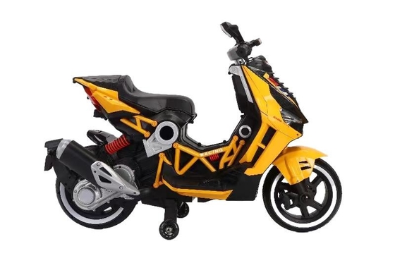 Scooter Vespa per bambini, 12V ricaricabile a moto con ruote di allenamento