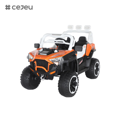 CJ-6187 12V 2 Seater Kids Ride su UTV Car, 4.5AH Electric Vehicle Truck Car con 2x390W Motor,USB,MP3, musica, Bluetooth