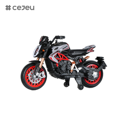 CJ-800RC Bambini in moto 3 ruote 12V con batteria elettrica giocattolo moto elettrica,4.5 batteria, a propulsione singola 550