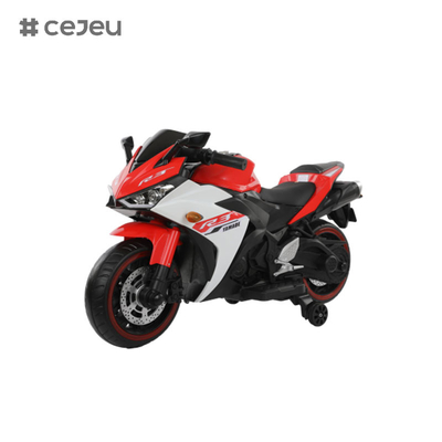 CJ-N-888 12V Ride on Motorcycle for Kids, Battery Powered 2 Wheels Motorcycle Toy con Bluetooth, Musica, Luce...