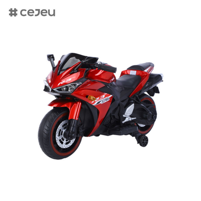 CJ-N-888 12V Ride on Motorcycle for Kids, Battery Powered 2 Wheels Motorcycle Toy con Bluetooth, Musica, Luce...
