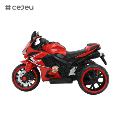 Per ragazzi e ragazze dai 3 agli 8 anni motociclistica a 12 V, giocattolo a 3 ruote a batteria, Bluetooth, musica, luce a led