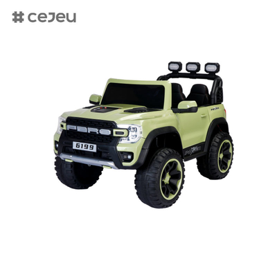 Kintex Electric Powered Ride on Toys, Battery-Operated Ride on Jeep, telecomando, luci a led, Bluetooth Music,12v