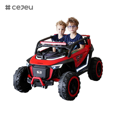 CJ-8809 Seater Kids guida un'auto UTV, con motore 12V7AH*1 4x390,2.4G RC, sedile in pelle, musica, LED, Bluetooth, USB