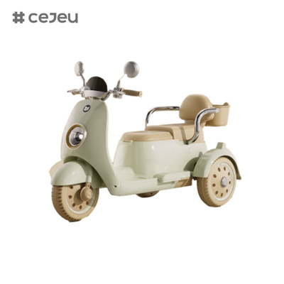CJ-689-2 6V4 Un pulsante di avvio/funzione di educazione elementare/USB/luce/con scatola di archiviazione,auto elettrica per bambini per ragazzi e ragazze