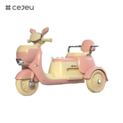 CJ-688 Motociclette elettriche, un pulsante di avvio, funzione di educazione precoce,USB, per ragazzi e ragazze dai 3 ai 5 anni