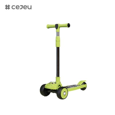 CJ-E300-2, modello di panda, con luci, musica, maniglia regolabile 68-85cm, bambini di diverse altezze possono giocare