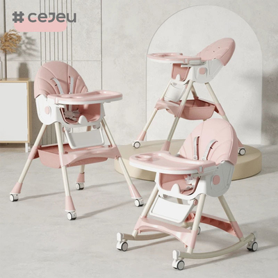 CJ-27,3 in 1+PP+Corsetto di stoccaggio,rosa/grigio/azzurro/oro,quattro colori,60*75*97cm,Sicuro e affidabile seggiolino per bambini