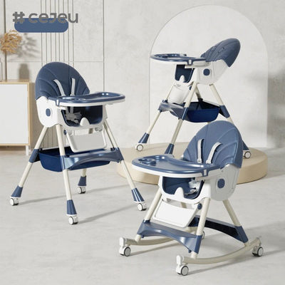 CJ-27,3 in 1+PP+Corsetto di stoccaggio,rosa/grigio/azzurro/oro,quattro colori,60*75*97cm,Sicuro e affidabile seggiolino per bambini
