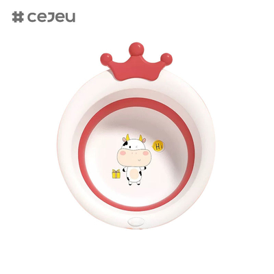 CJ-JC1141, PP+TPEFoldable, baby wash basin, One key folding, storage conveniente, sempre e ovunque disponibile