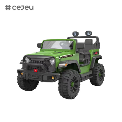 CJ-JC308, con 2.4G RC Due sedili/USB/Light Sosposizione a quattro ruote presa MP3/Music12V7AH*1/40W*2Bianco/Rosso/Verde/Nero