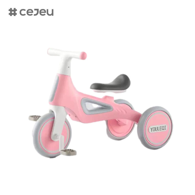 CJ-A066, con luci/musica, triciclo per bambini, rosa/verde/giallo, tre colori, un bel regalo per ragazzi e ragazze