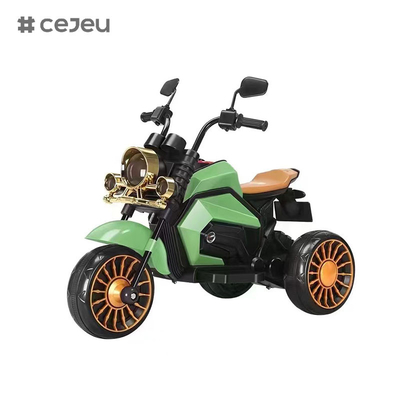 CJ-5188R Motociclette elettriche, rosso bianco blu verde 6V4.5/380, taglia prodotto 81*43*64cm, date ai vostri figli un bel regalo.