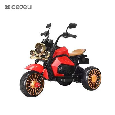 CJ-5188R Motociclette elettriche, rosso bianco blu verde 6V4.5/380, taglia prodotto 81*43*64cm, date ai vostri figli un bel regalo.