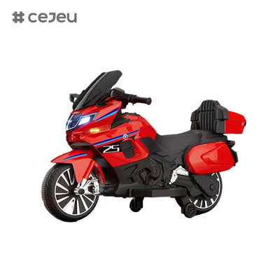 CJ-R125 Motociclette elettriche, 12V7/550*2, Early Childhood Education Modulation Musica Bluetooth Un clic freno Ruota*2