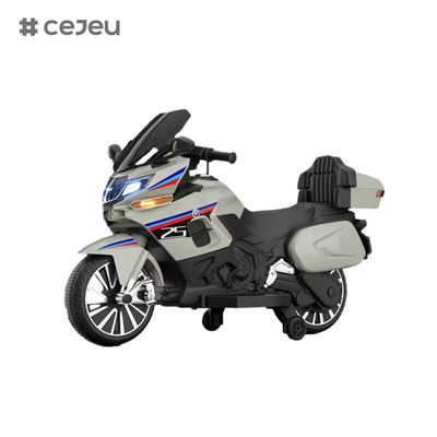 CJ-R125 Motociclette elettriche, 12V7/550*2, Early Childhood Education Modulation Musica Bluetooth Un clic freno Ruota*2