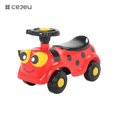 CJ-102, auto per bambini 1-3 anni scooter per bambini illuminazione musicale anti rovesciamento a quattro ruote, con luci/musica in fondo