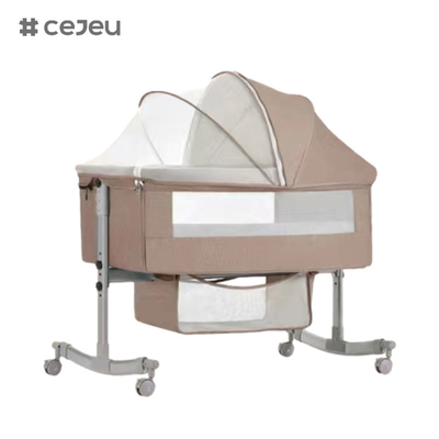con ruote, culla con materasso, culla regolabile, letto laterale, con cestino di stoccaggio, zanzara, bambino portatile pieghevole