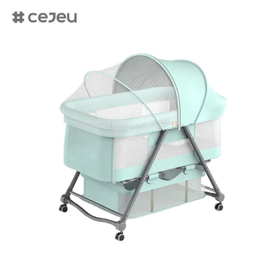 CJ-BJJ-001 Culla regolabile di altezza Culla regolabile di altezza letto culla culla culla con culla300D panno di lino quattro colori