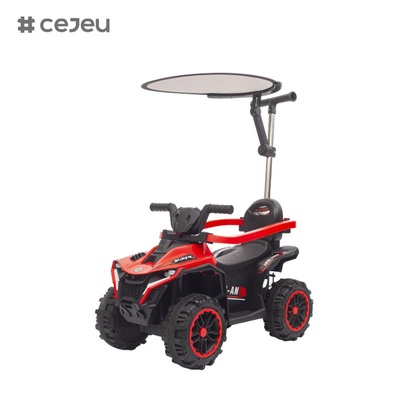 FRY-868-1 Maniglia di spinta per bambini in auto con tettuccio, guardia di sicurezza, prima educazione, ATV per bambini, macchina elettrica per bambini