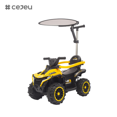 FRY-868-1 Maniglia di spinta per bambini in auto con tettuccio, guardia di sicurezza, prima educazione, ATV per bambini, macchina elettrica per bambini