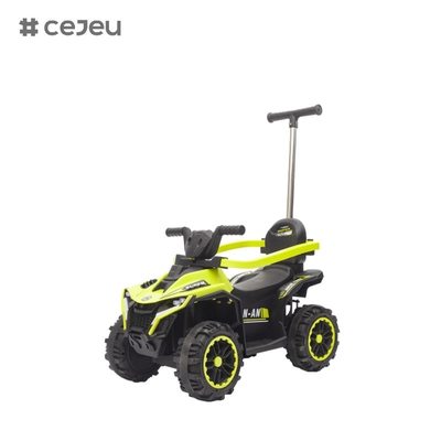 FRY-868-1 Maniglia di spinta per bambini in auto con tettuccio, guardia di sicurezza, prima educazione, ATV per bambini, macchina elettrica per bambini