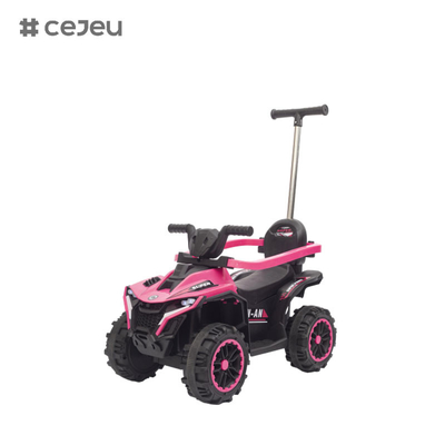 FRY-868-1 Maniglia di spinta per bambini in auto con tettuccio, guardia di sicurezza, prima educazione, ATV per bambini, macchina elettrica per bambini