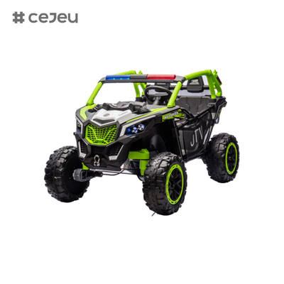 24V 12V 4WD Kids UTV elettrico Off-Road Ride On Toy Car Con 2.4G RC Carbon Steel Frame Alta resistenza Shock a quattro ruote
