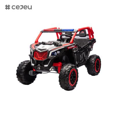 24V 12V 4WD Kids UTV elettrico Off-Road Ride On Toy Car Con 2.4G RC Carbon Steel Frame Alta resistenza Shock a quattro ruote