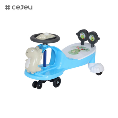 WLF-9666 Sicuro Salute Disegno Creativo Manpower Bicicletta di plastica Rack Bambini Giocattoli Bambini Swing Car,con musica / corda